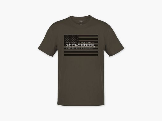 T-Shirt US Flag Logo X-Large