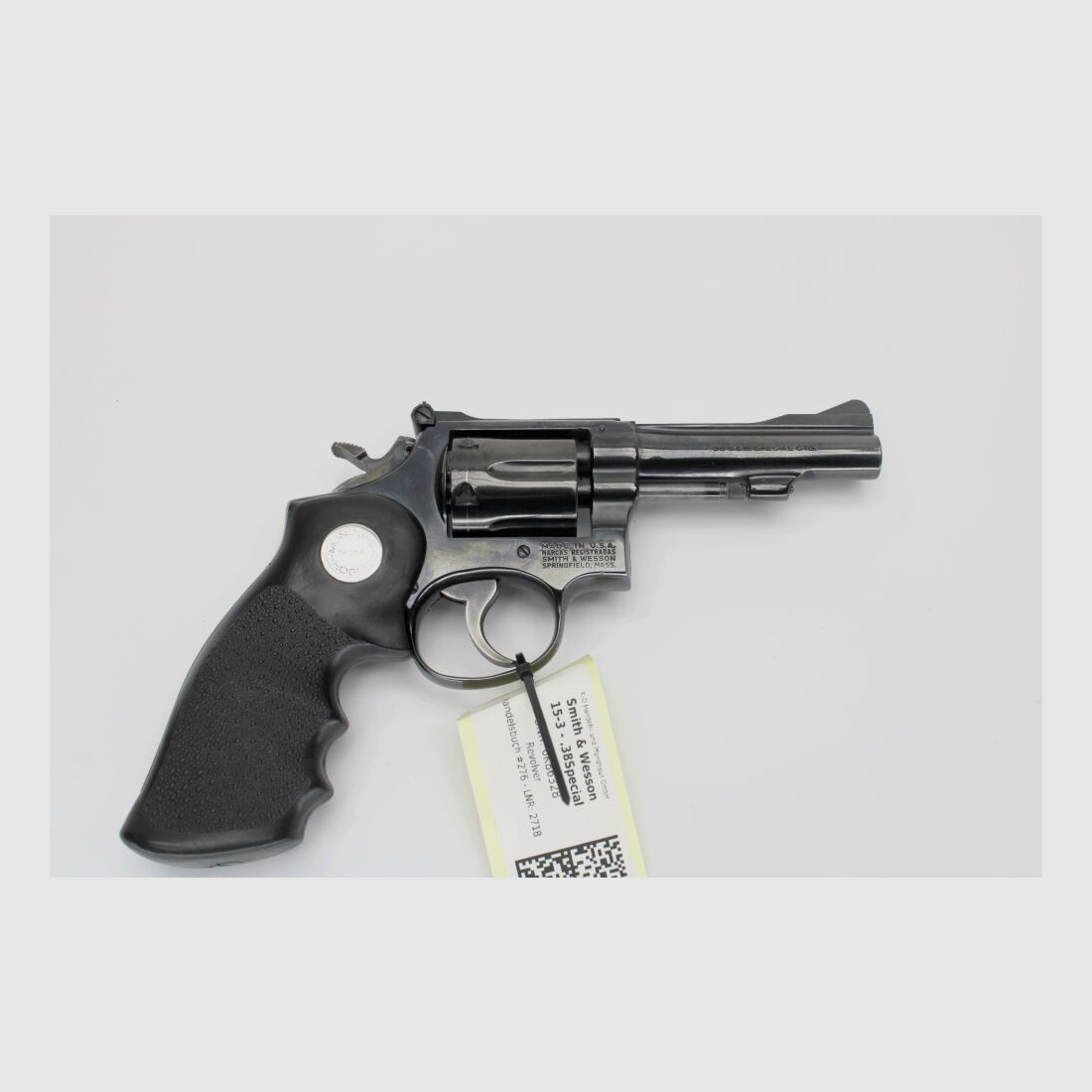 Revolver Smith & Wesson 15-3 L.A.S.D Los Angeles Sheriff Department .38Special