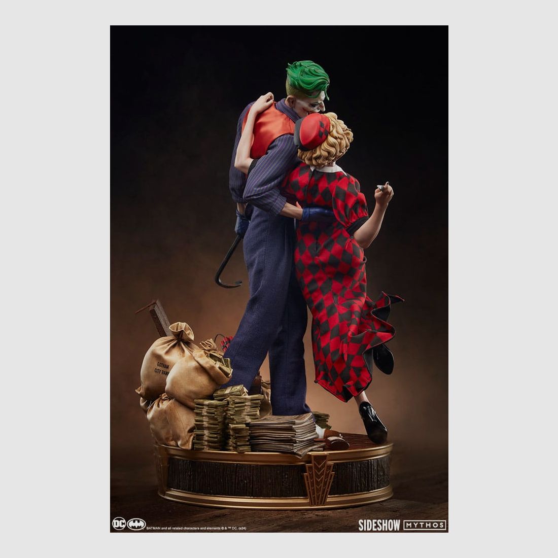 DC Comics Mythos Statue 1/5 The Joker and Harley Quinn: Lawless Love 41 cm | 43335