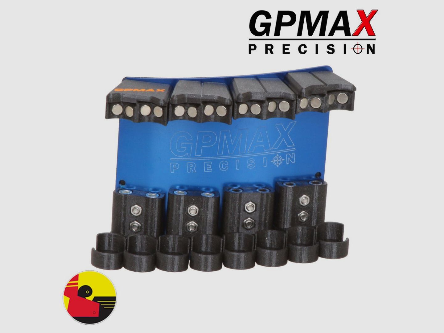 GP Max – BLOCCO 16 SHOOT BASE ZWART – Kal. 12 – Draagholster, afbeelding 3 van 6
