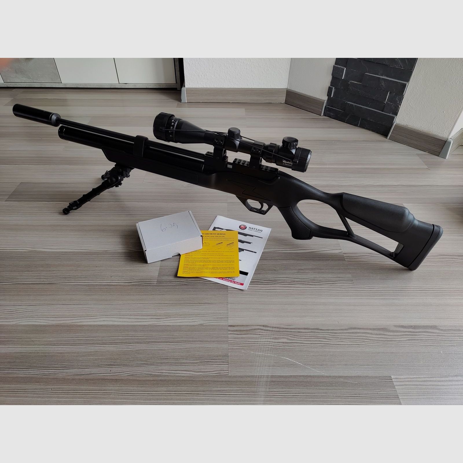Pressluftgewehr Hatsan Flash Kal. 25/6,35 bis 54 Joule