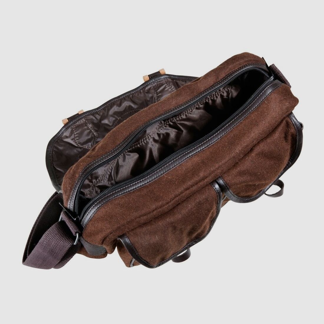 Parforce Jagdtasche Loden/Leder, Bild 3 von 3