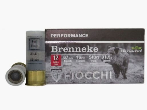 FIOCCHI BRENNEKE PATRONEN Kal.12/67 31,5G PZ 5