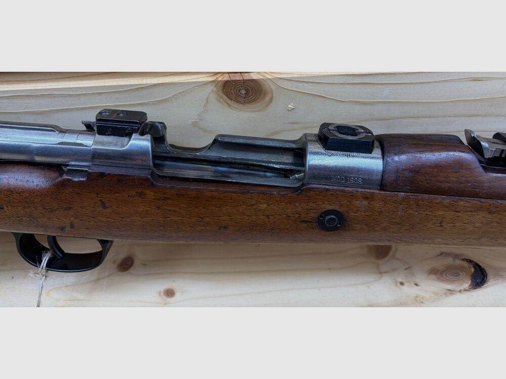 Fusil à un coup DWM Mod. 1908 "Brésil - Mauser 7x57 avec bases de montage pivotantes 7x57