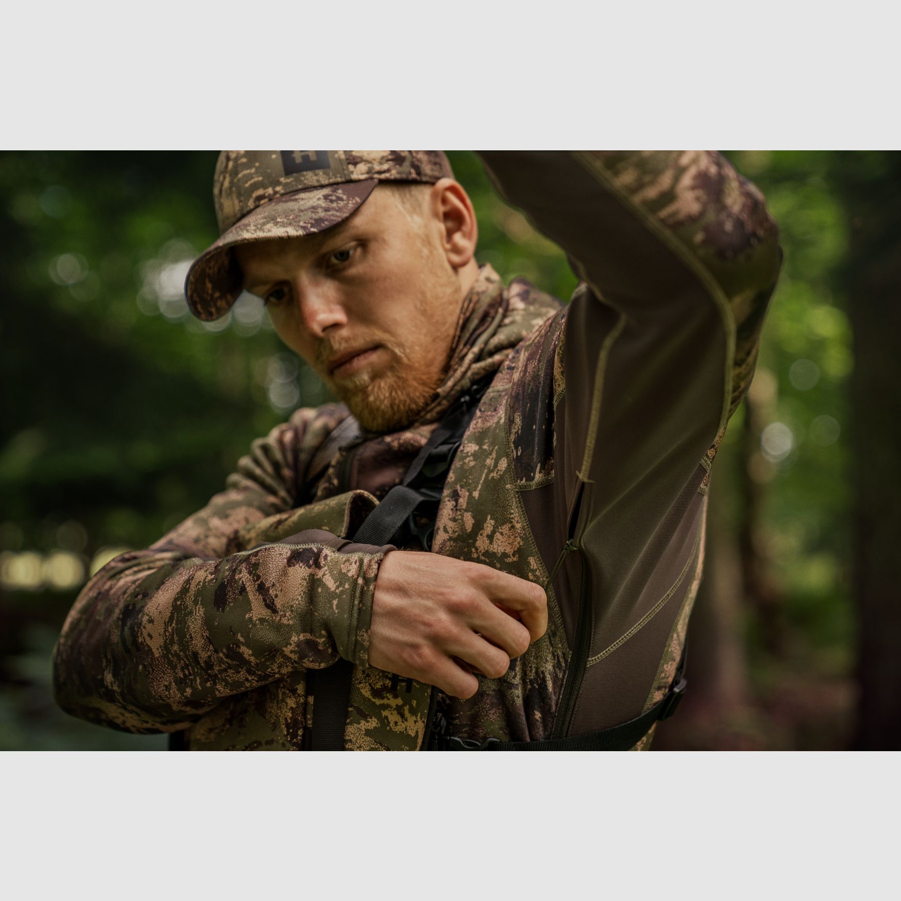 Härkila Deerstalker sweat à capuche en polaire camouflage Axis MSP Forest, image 5 sur 12