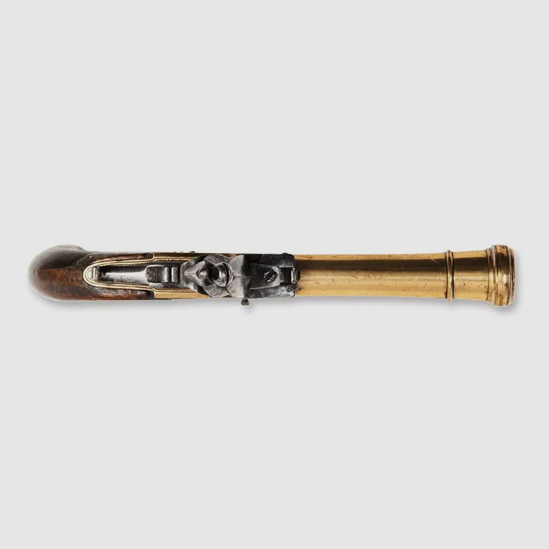 Steinschloss Pistole Tromblon Antik
