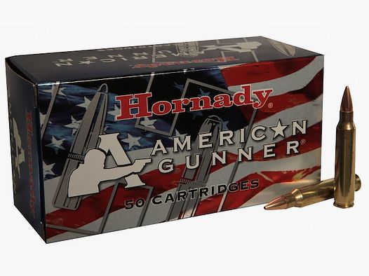 Hornady American Gunner .223 Rem. 55GR HP Match 50 cartouches
