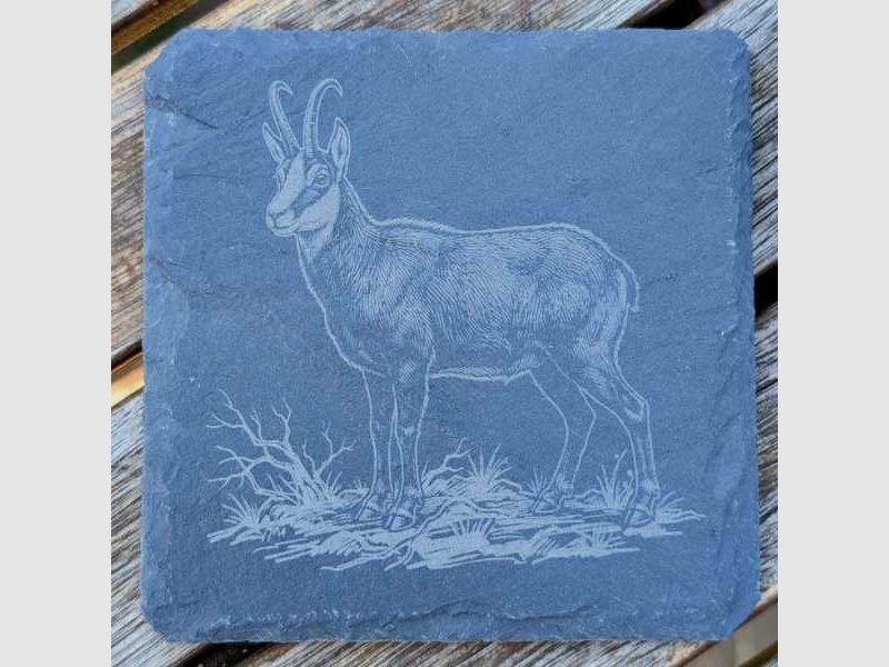 Hunting-themed slate coasters for hunters