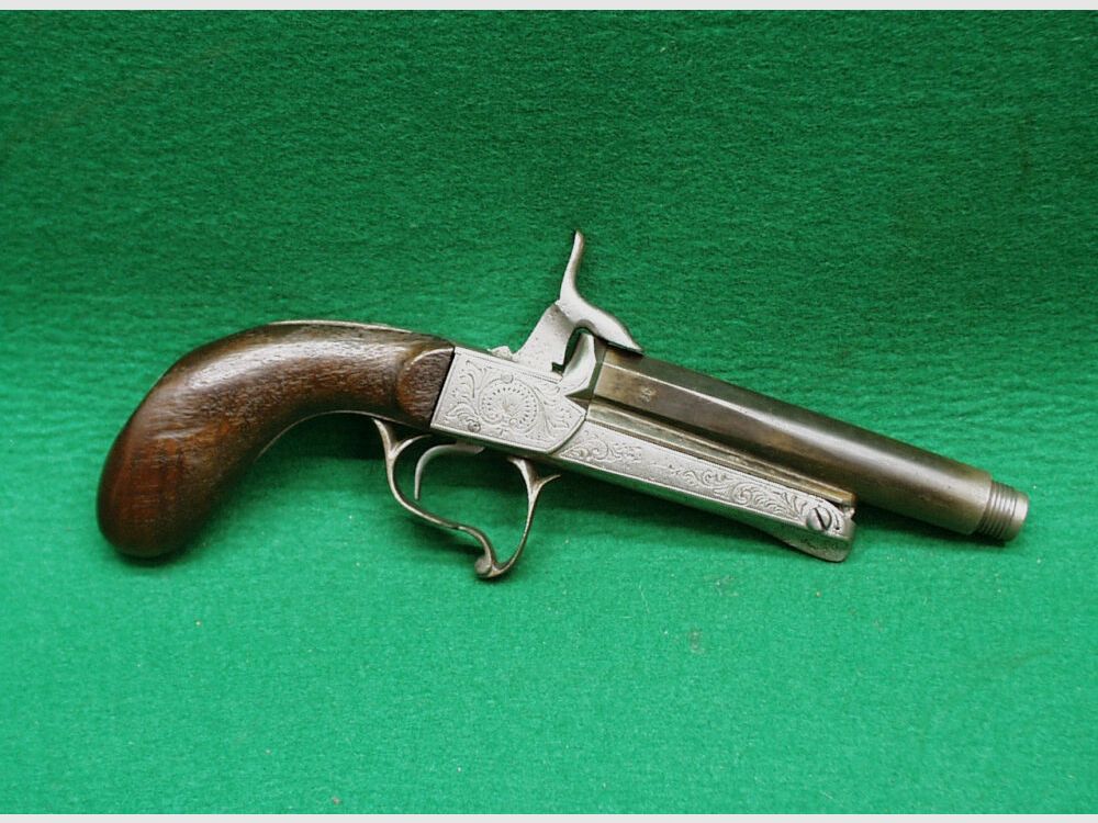 St. Etienne pistols - Lefaucheux shotgun