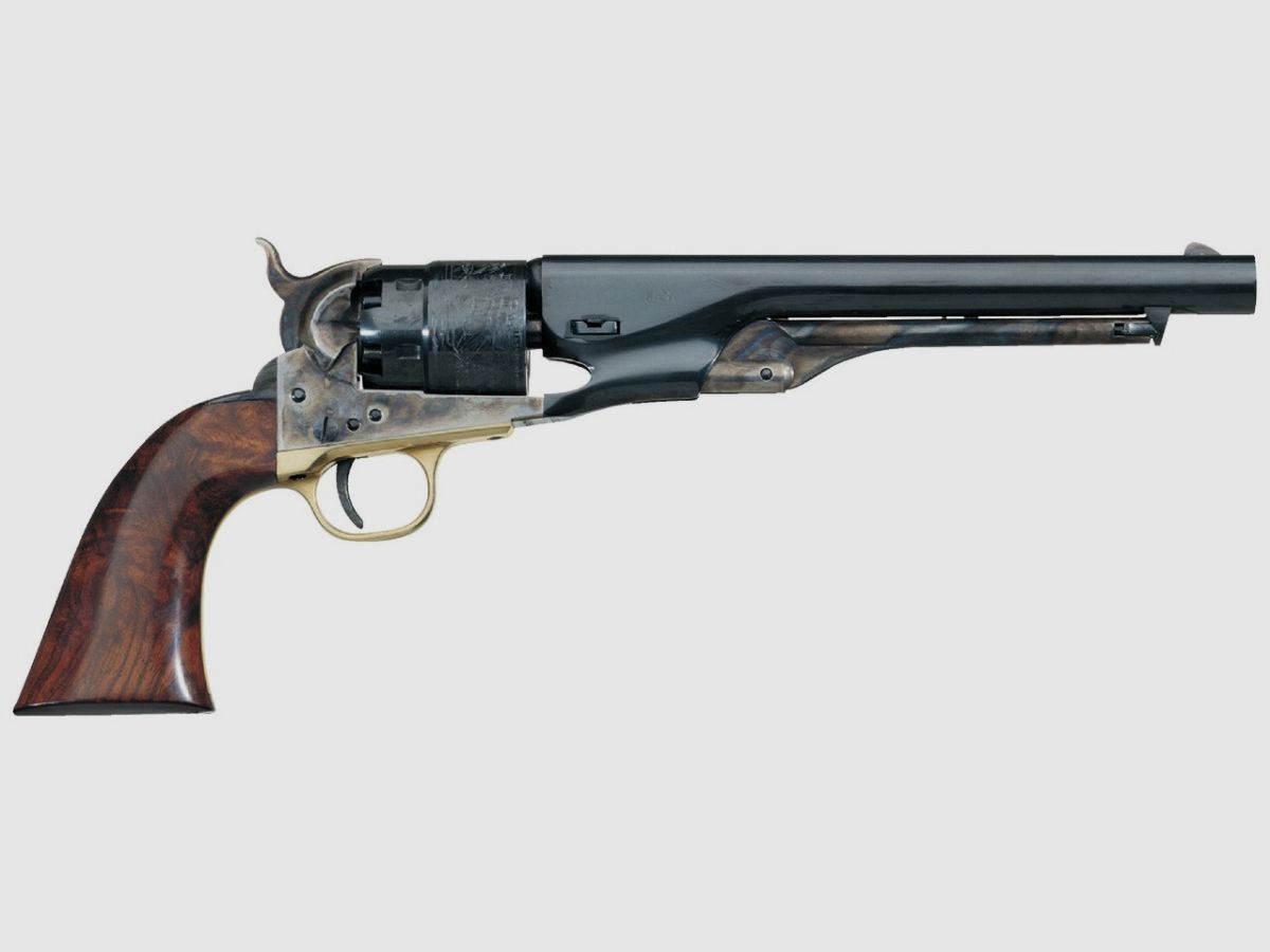REV UBER 1860 ARMY CIVIL .44 8" BLAU SCHWARZPULVER, Bild 1 von 2