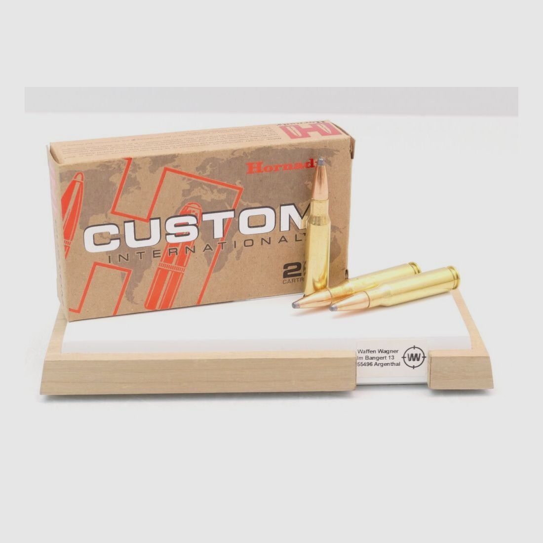 Hornady Custom Interlock SP 180grs à20 .308Win