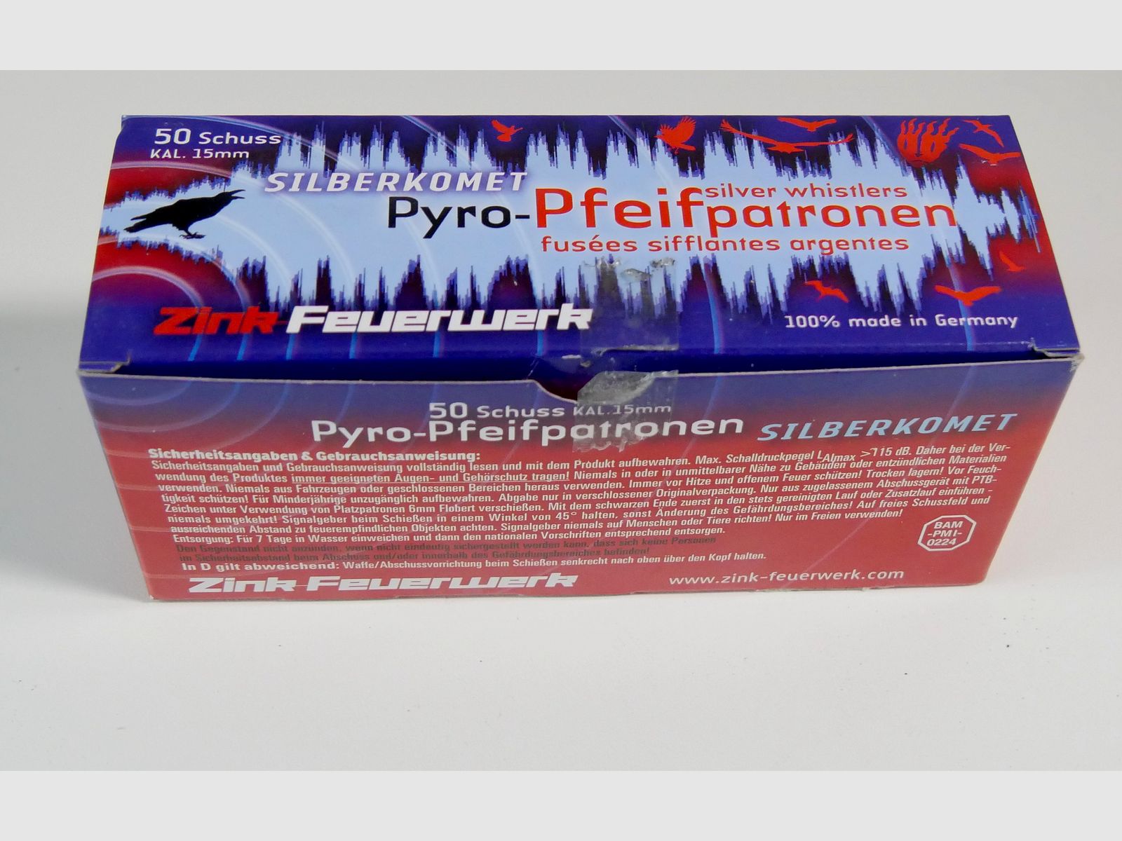 ZINK Pyro Pfeiffer Silberkomet Kal. 15mm