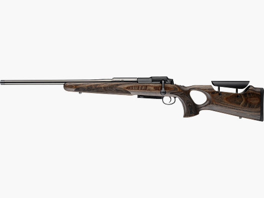 Mauser M25 Max .308 Win straight-pull rifle thumbhole stock