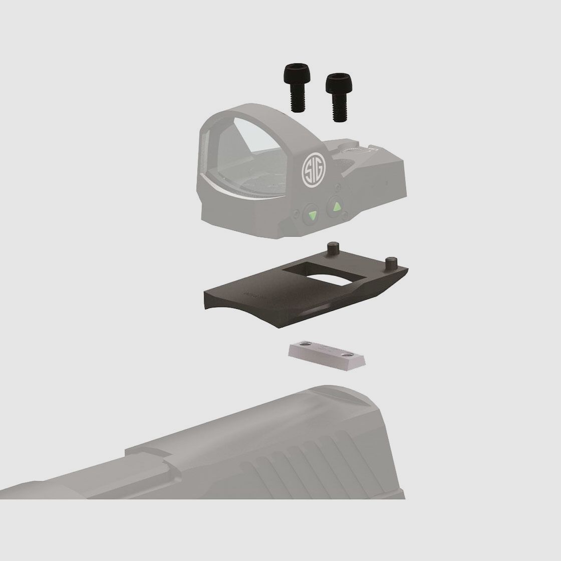 Sig Sauer ROMEO 1 Adapter Kit Springfield XD