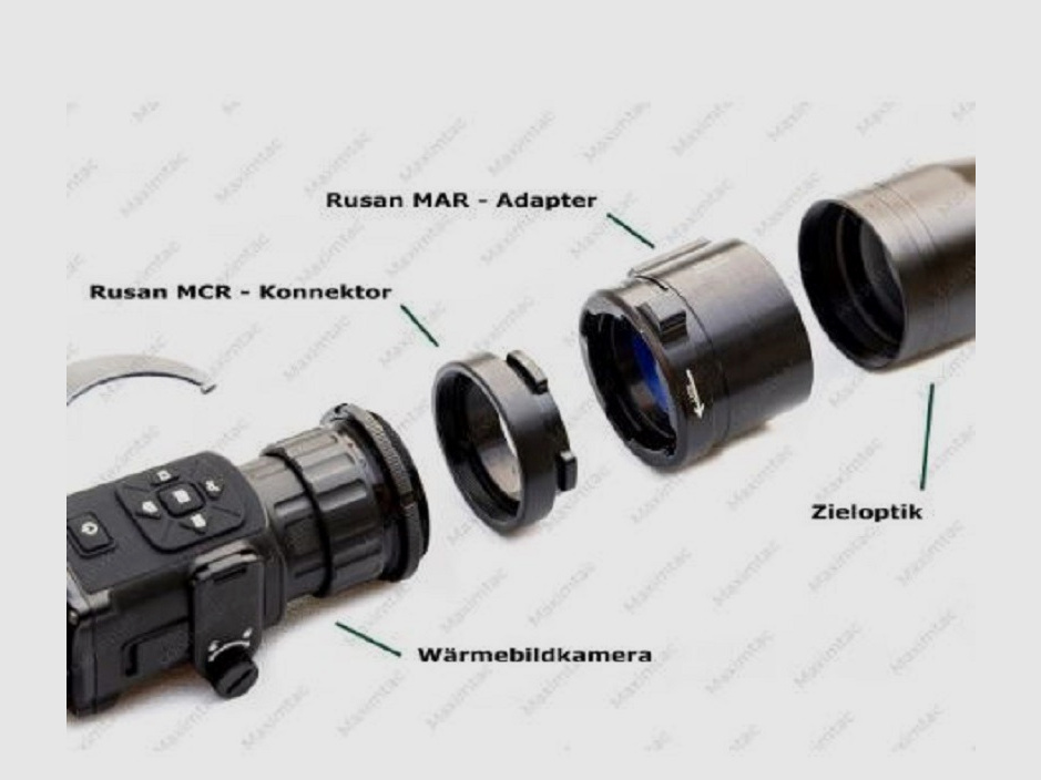 GUIDE Wärmebild-Vorsatzgerät TB630 LRF mit Rusan Adapter & Verbinder - NEU - Komplettset - UVP 2234,00 €