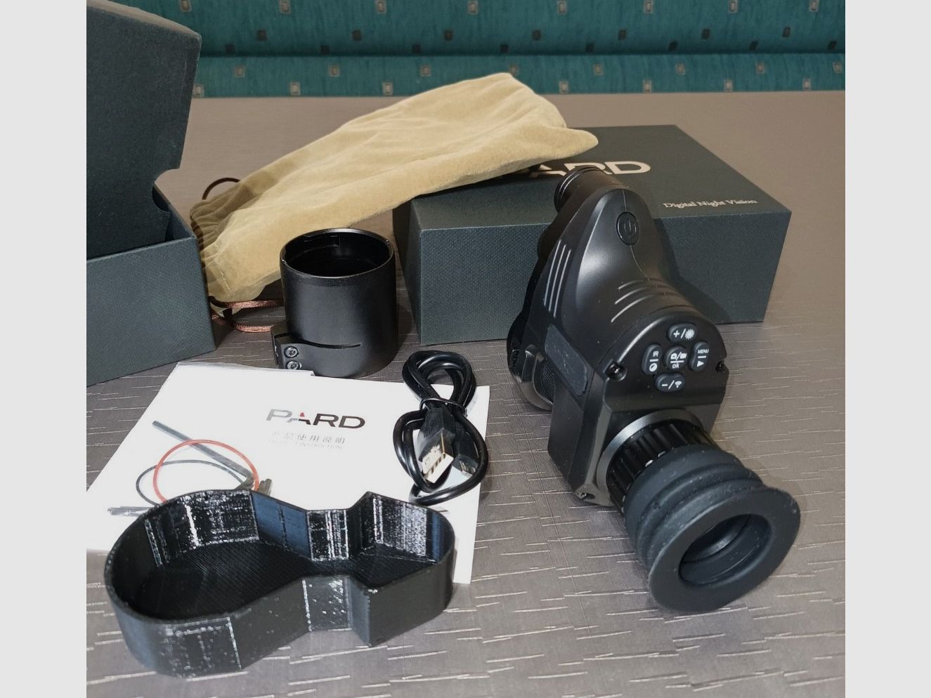 PARD appareil de vision nocturne pour lunette de tir avec adaptateur