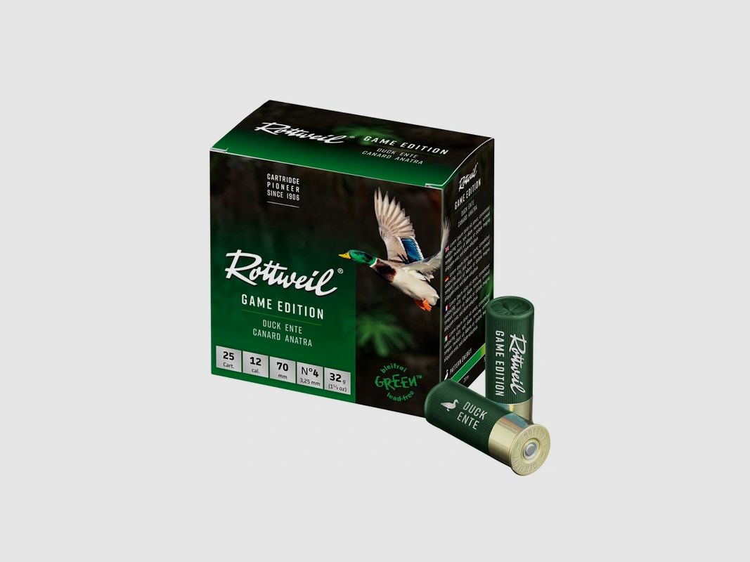 ROTTWEIL 12/70 32 G 3,2 MM CANARD ACIER 25 PCS