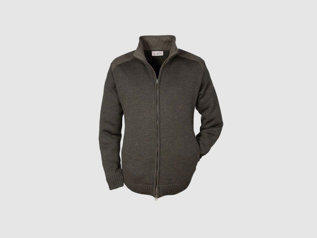 Hubertus Herren Strickjacke mit OS 1200 Besatz