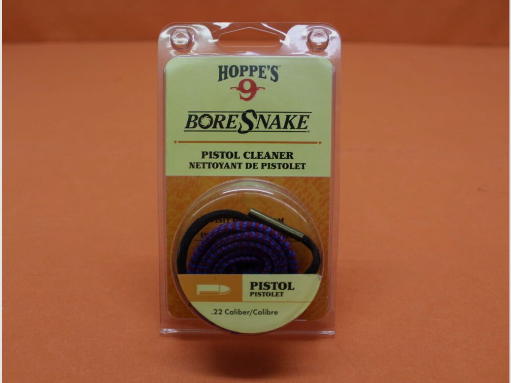 Hoppe's Hoppe's BoreSnake Limpiador de Pistolas .22/ 5,6mm Sistema de limpieza para armas cortas (24000G)