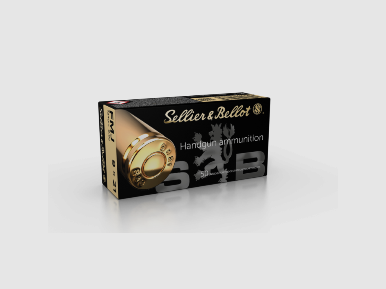 9x21mm S&B FMJ 124gr VE50