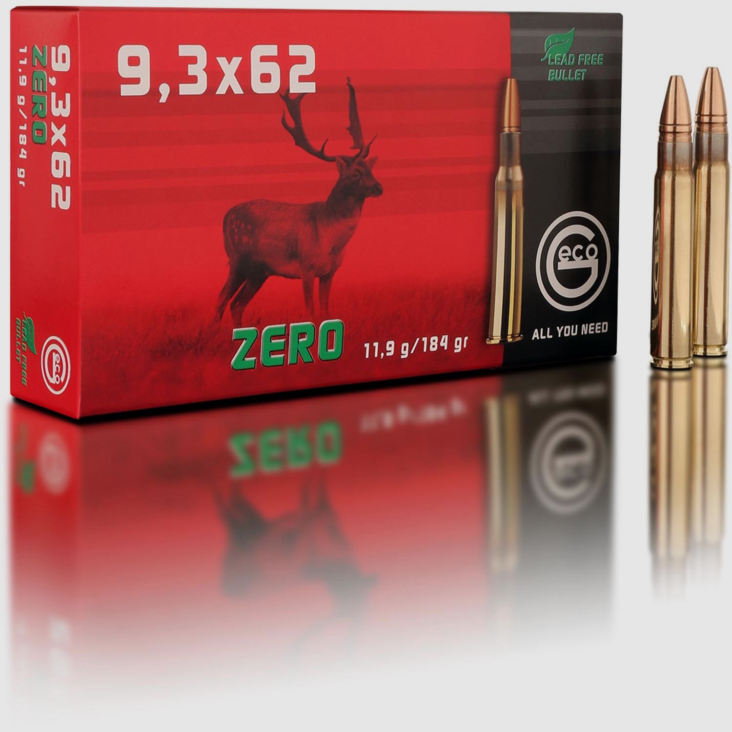 Geco 9,3x62 Zero 11,9g - 184gr