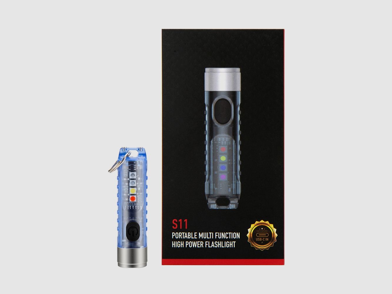 Speras – Lampe S11 Blau / max 400lm inkl. Batterie, Bild 1 von 4