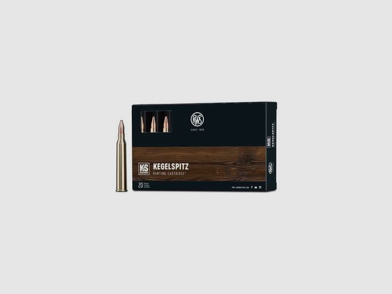 RWS CARTOUCHES DE FUSIL - 6,5x65 R POINTE EN AIGUILLE - 8,2 G / 127 GRS - 20 CARTOUCHES