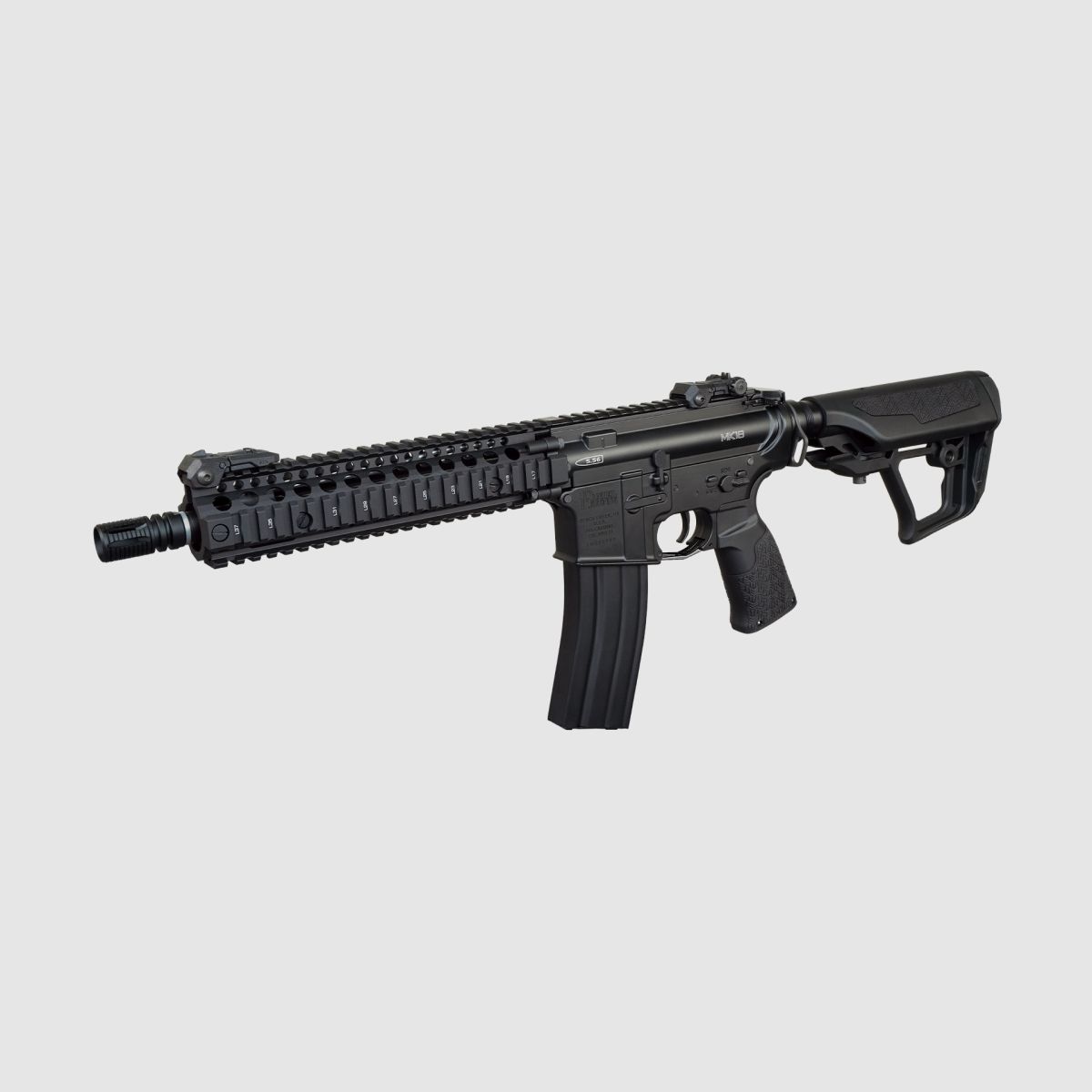 ICS EMG Daniel Defense MK18 S3 (ICS-180S3) Rifle Airsoft S-AEG Negro a partir de 18 años