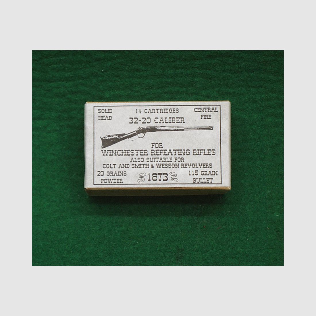 Replika	 Patronenschachteln .32-20 Caliber