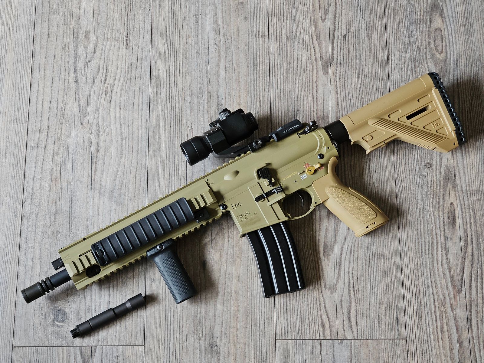 Cyma Heckler & Koch HK416 A5 SAEG Airsoft + Zubehör