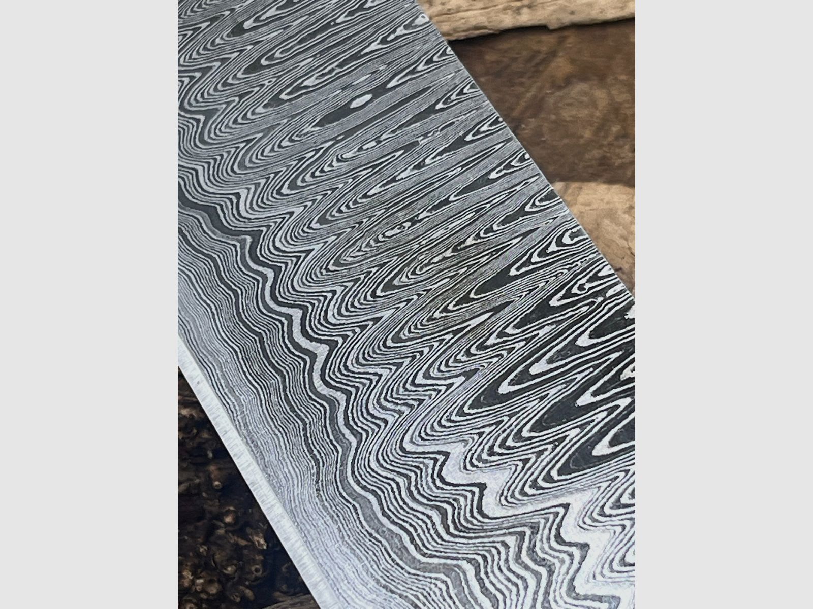 Jagdmesser Damaststahl 