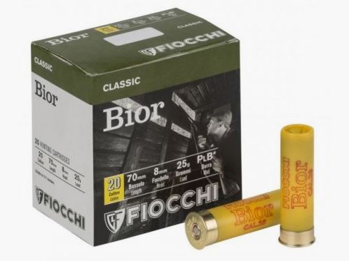 FIOCCHI Patronen BIOR 25 Kal.20 pb.12