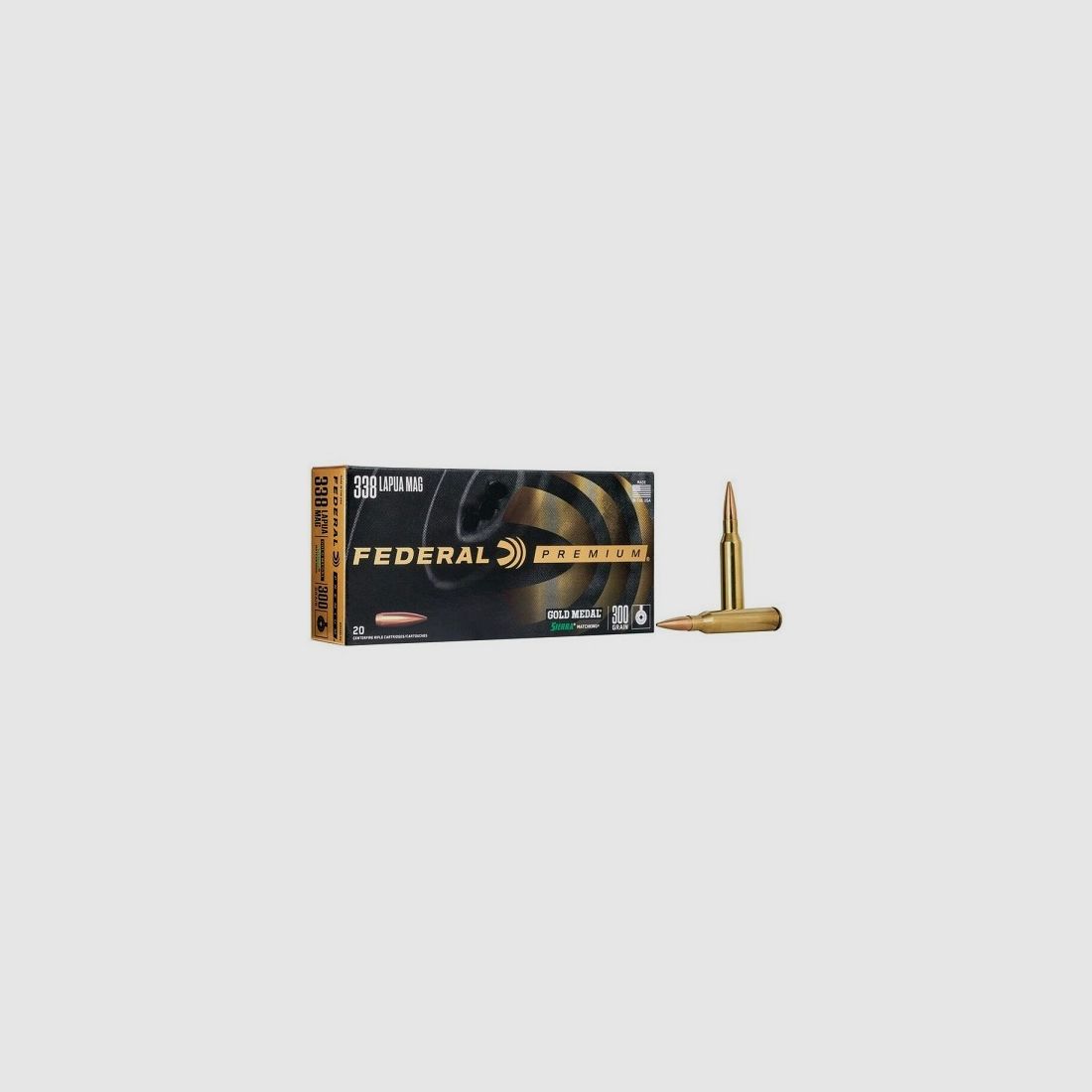 FEDERAL Gold Medal Sierra MatchKing - 338 Lapua Mag. - 300 grains