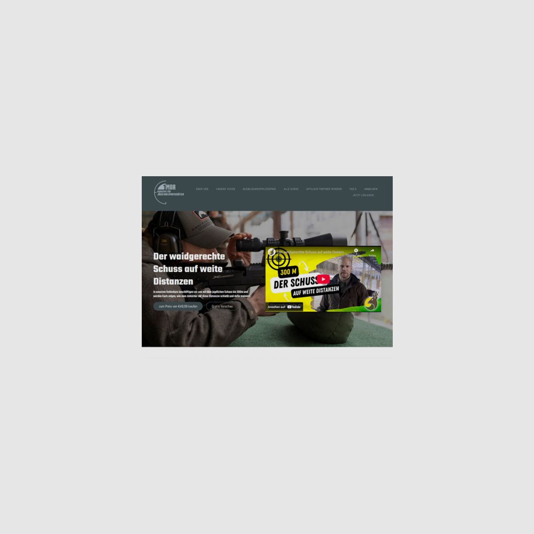 The ethical shot at long distances | Online course