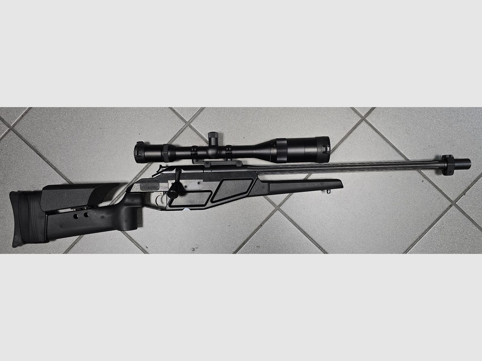 Modell: Blaser (#214), ohne (Waffe ohne Besonderheiten) - Kaliber: .308Win (#76) inkl. ZF