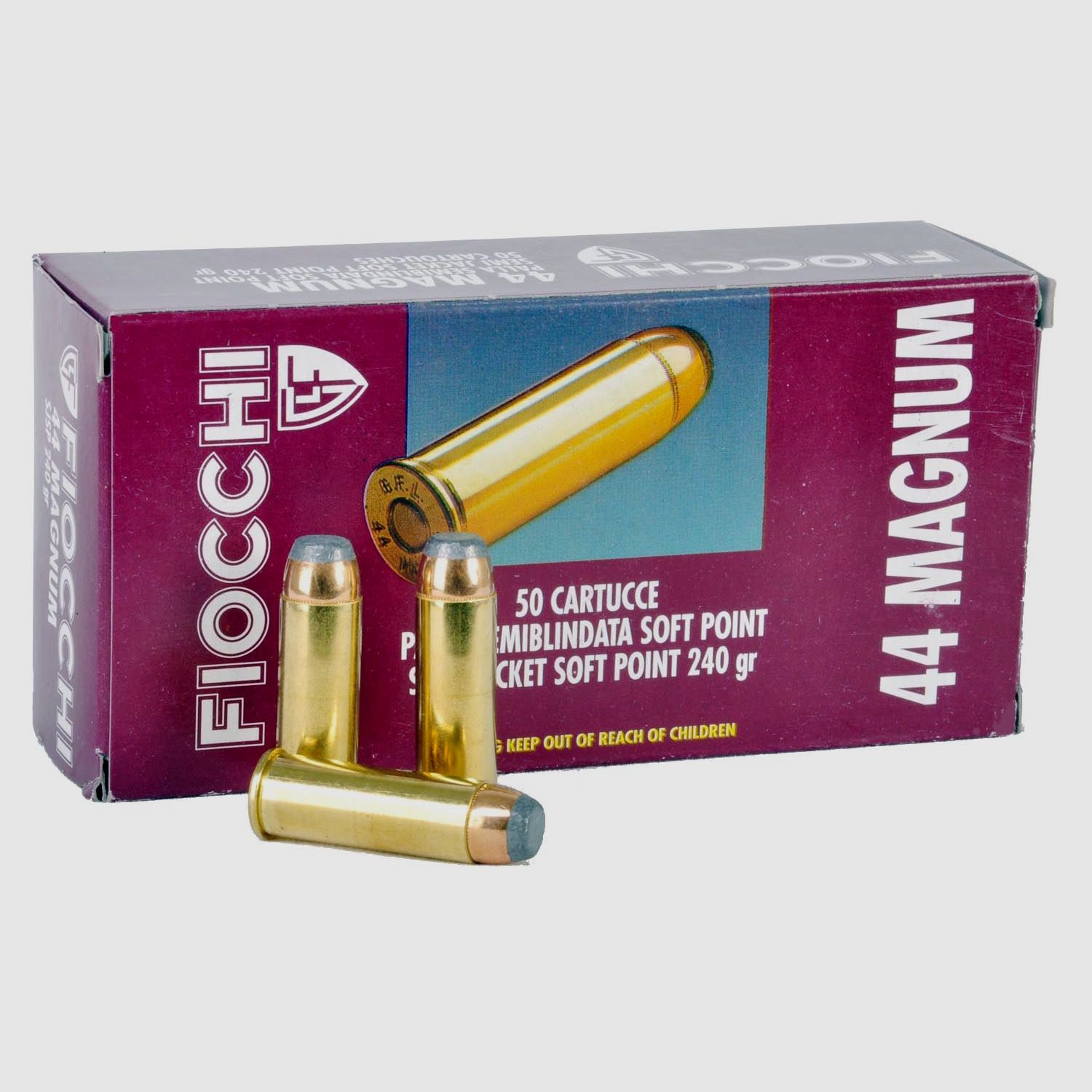 Fiocchi .44Mag TM SJSP 15,5g - 240gr