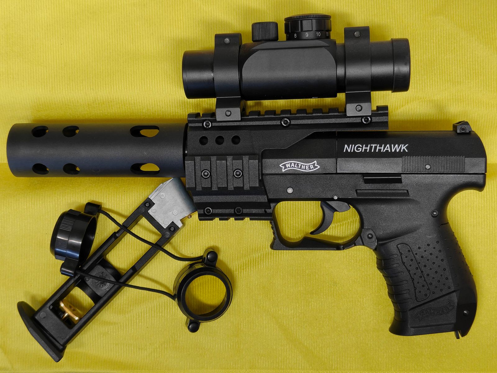 Walther CO2 pistola NightHawk 4,5 mm, immagine 3 di 5