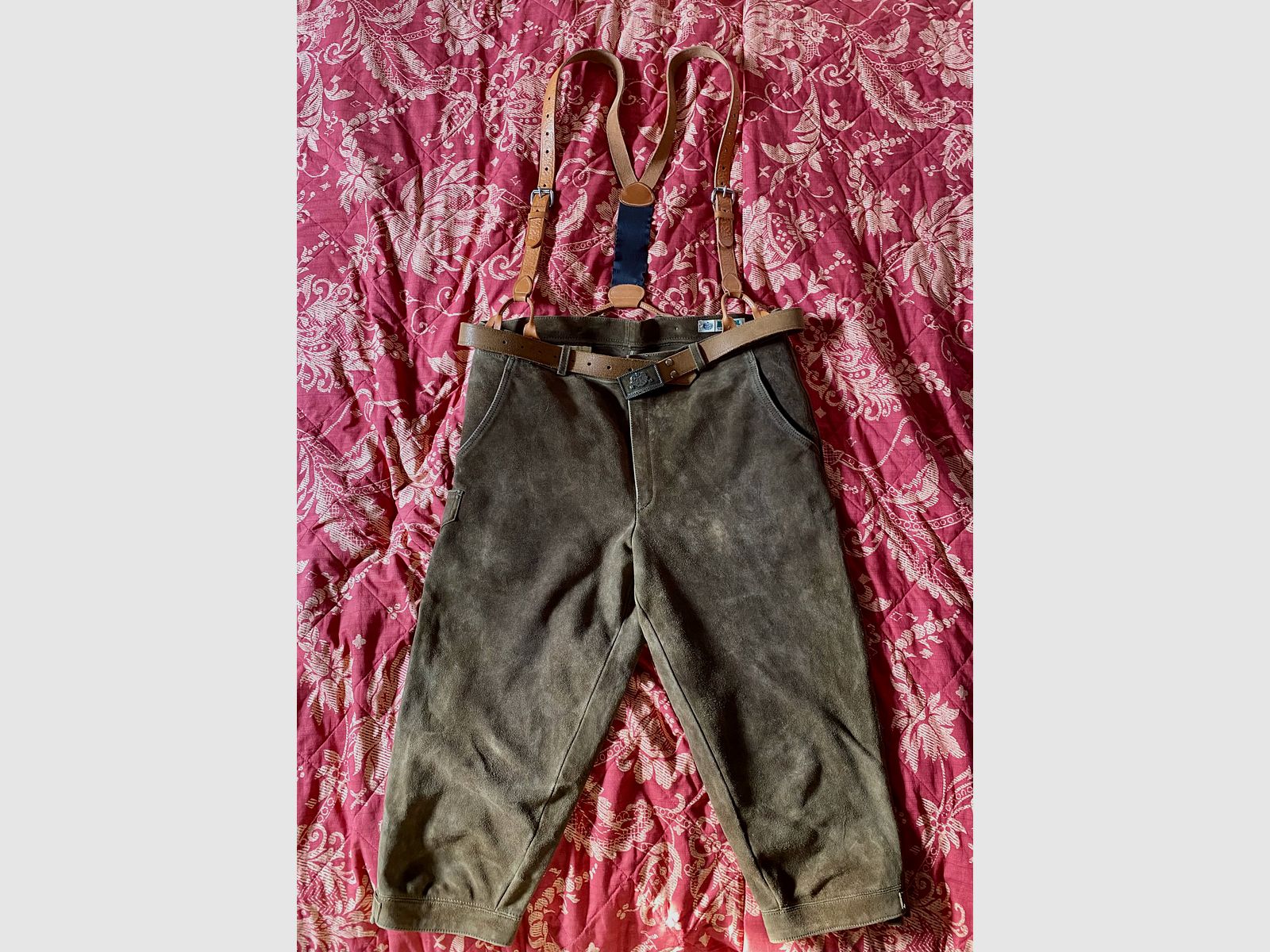 Originele MEINDL leren broek NIEUW