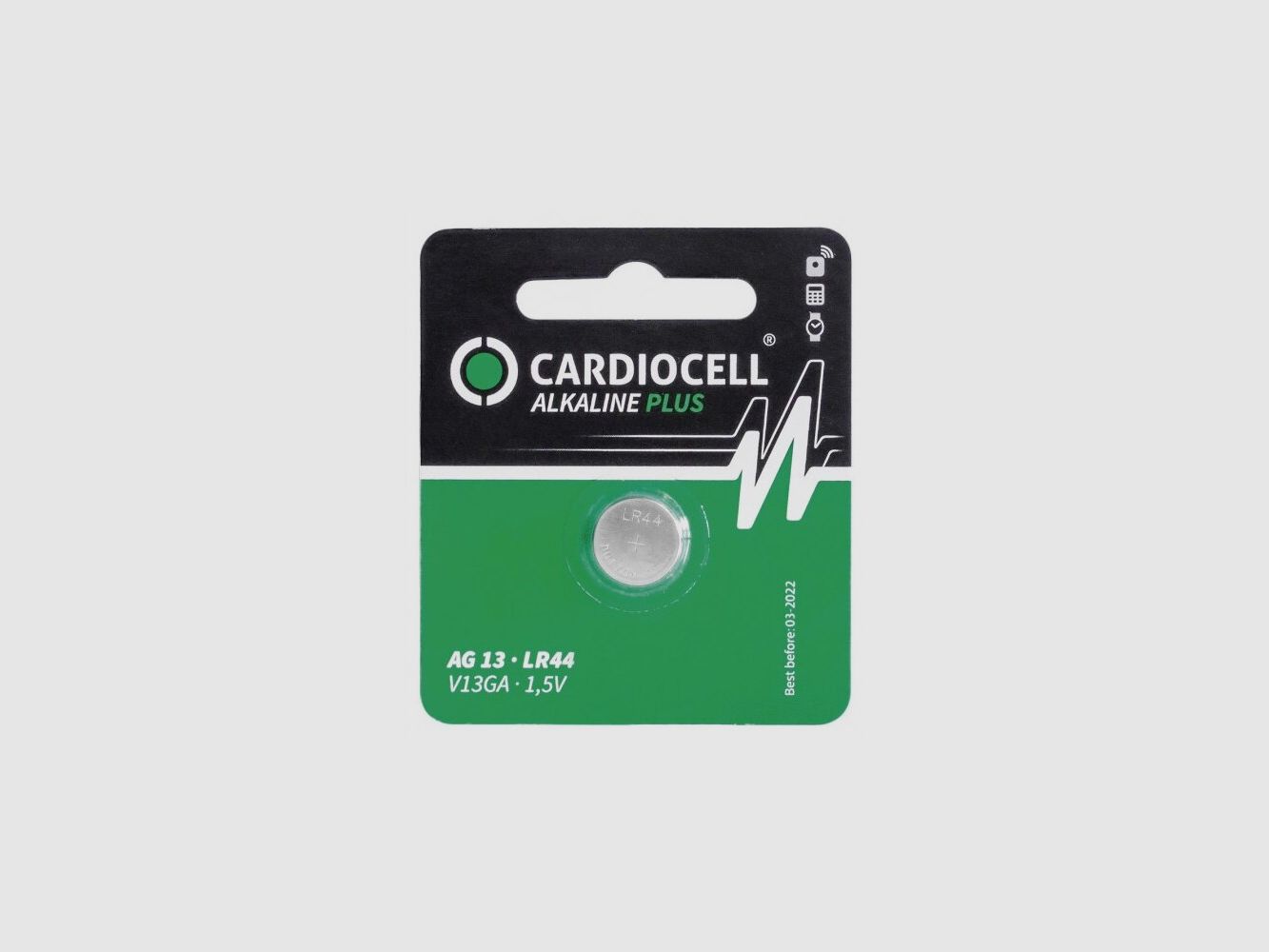 Cardiocell LR44 Plus (V13GA/A76) in 1er-Blister