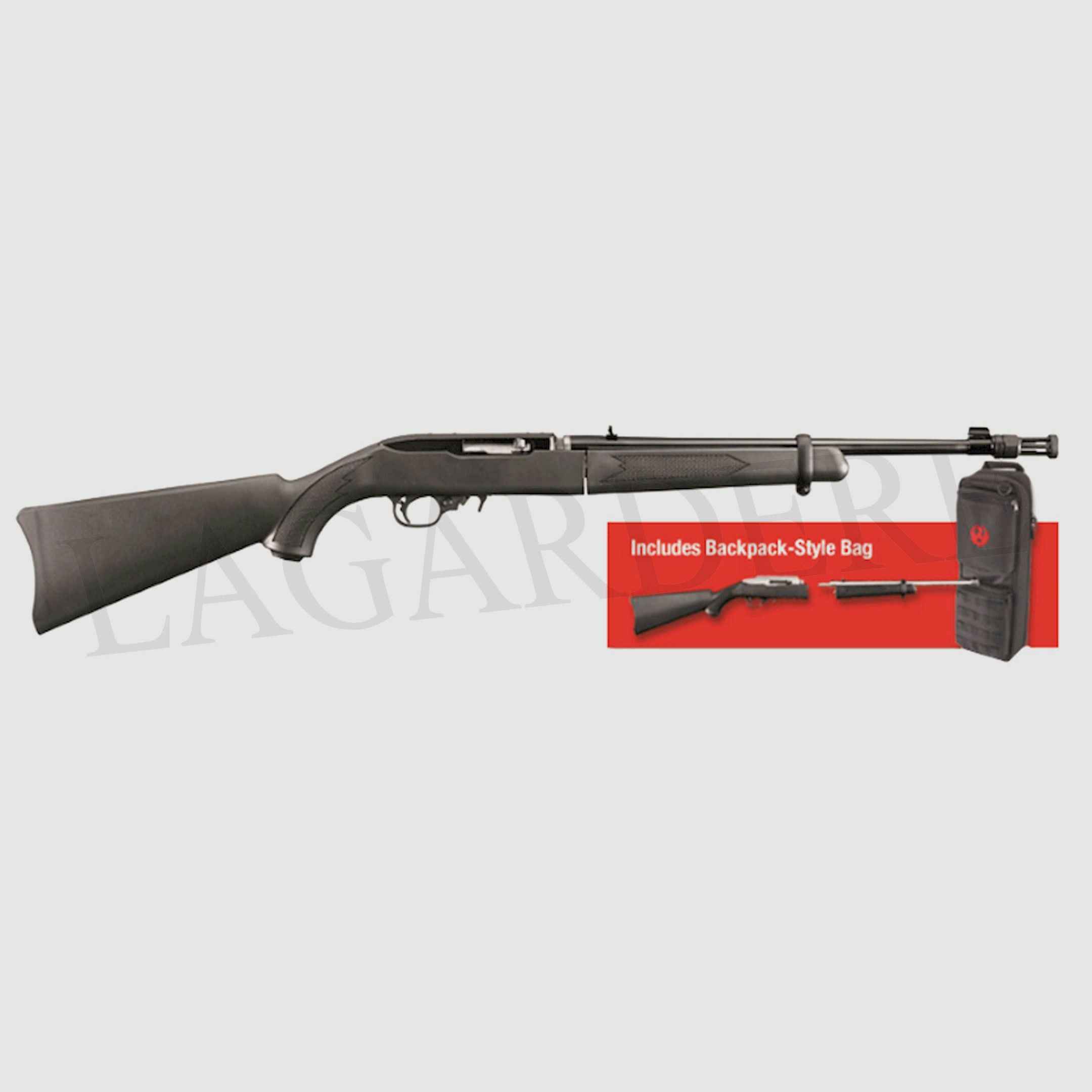 RUGER 10/22 TDT TACT. BLACK (SEMI-AUTOMATIC .22 RIFLE)