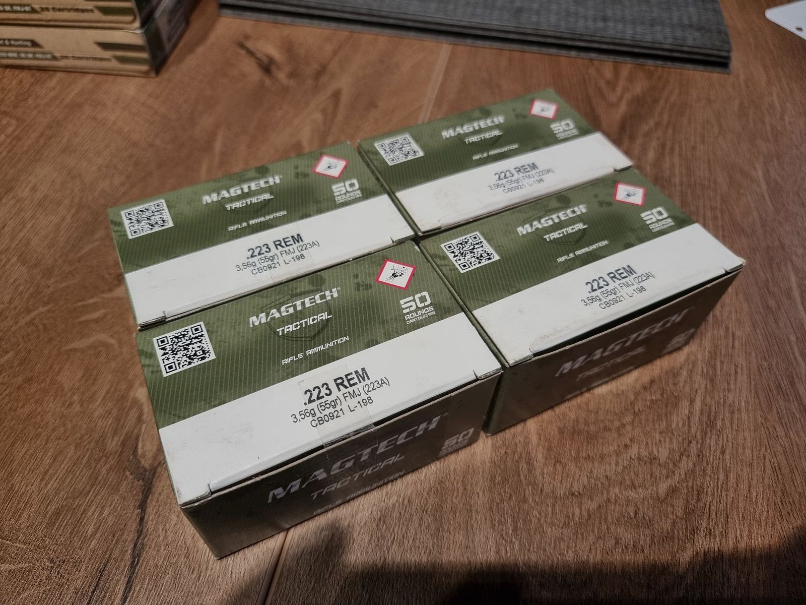 Munizioni .223 Remington 55gr FMJ - vari produttori - S&B Magtech IMI PMC PPU Lapua GGG Norma ecc.