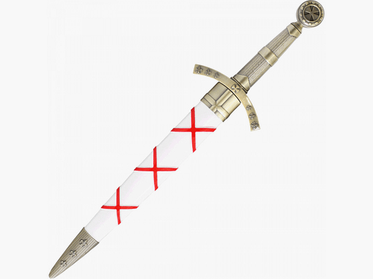 Espada de fantasía templaria con funda