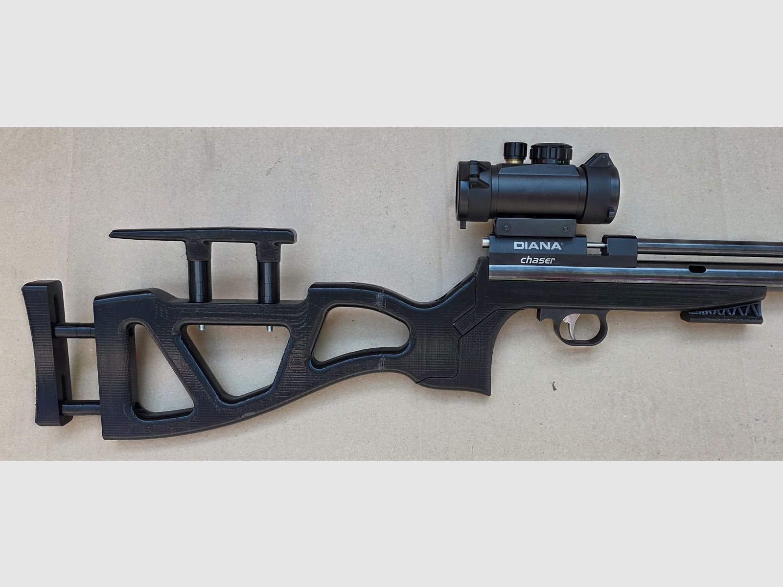 Grip / stock for Diana Chaser Bandit Airbug PETG black #01