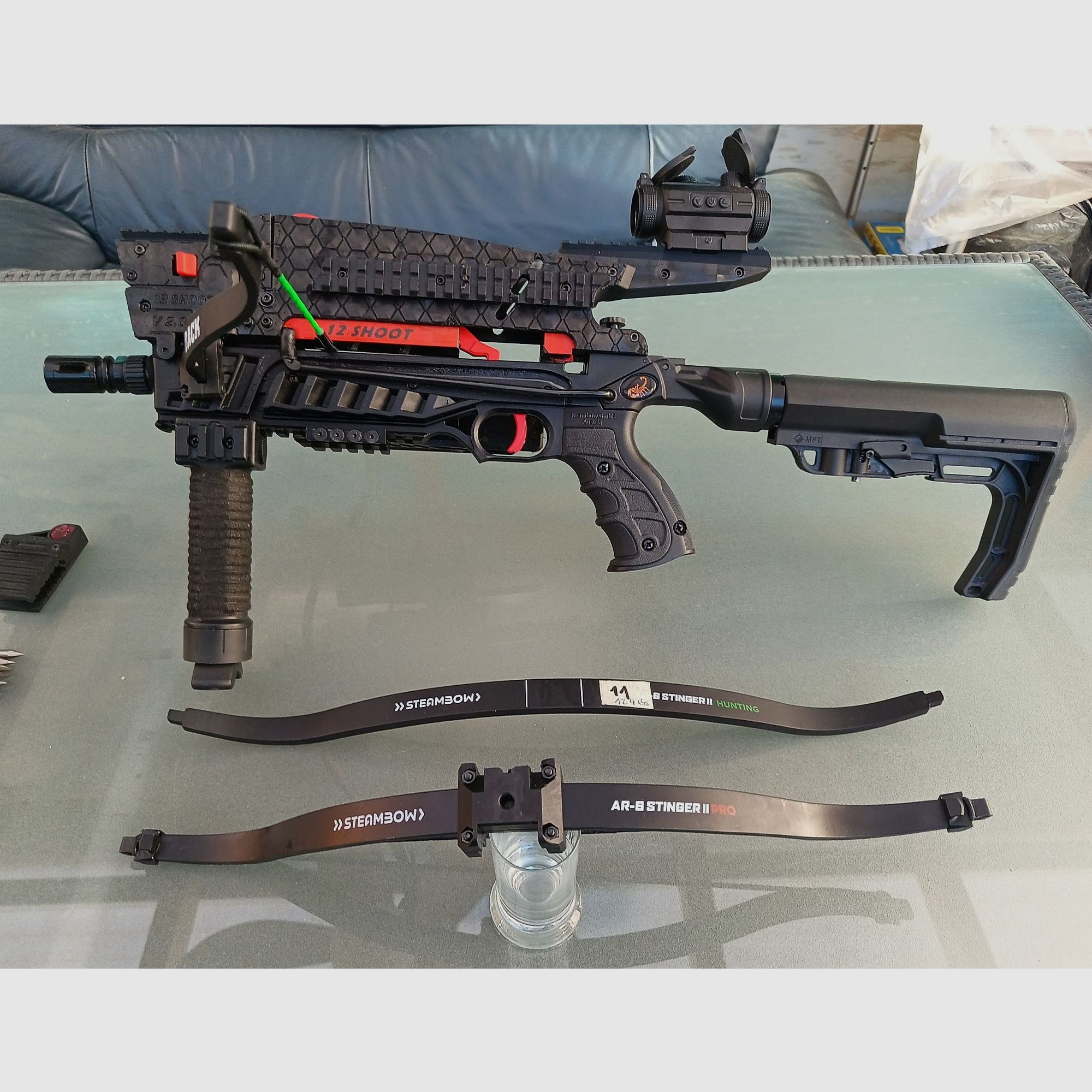 Steambow  Stinger 2 Armbrust Komplettset zu verkaufen