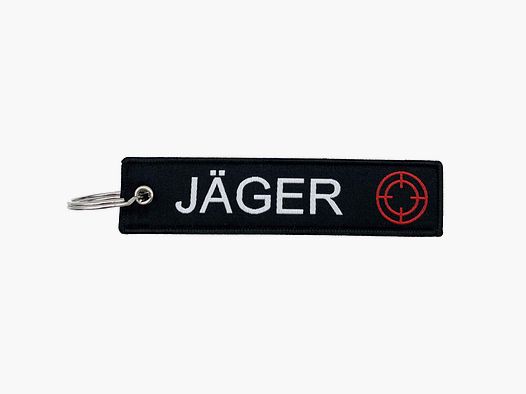Jäger sleutelhanger - Zwart
