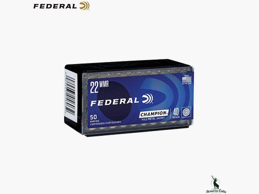 Federal Munition Champion FMJ Kal. .22Wmr 40gr.