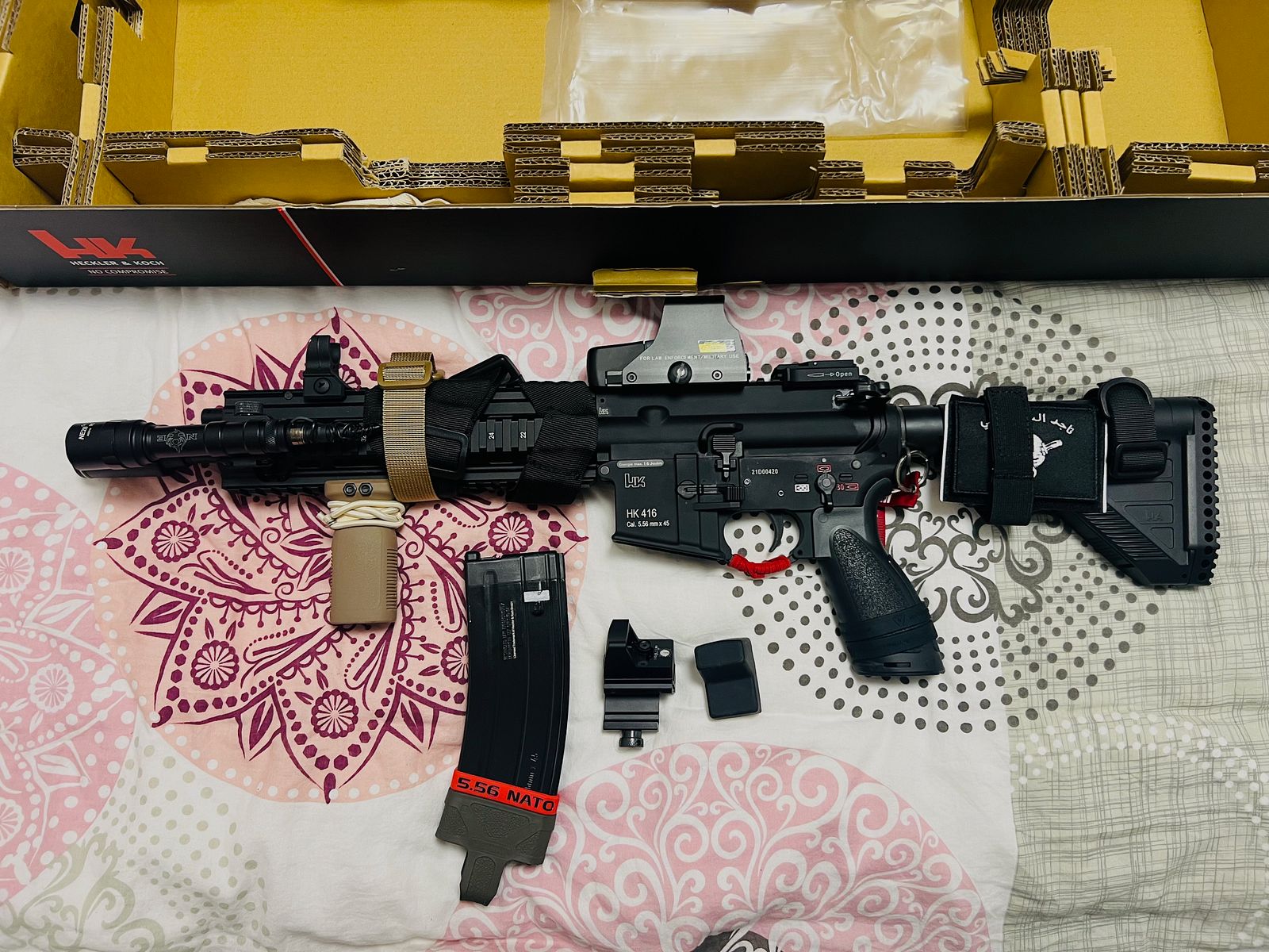 Airsoft rifle Heckler & Koch HK416 A5 GBB from 18