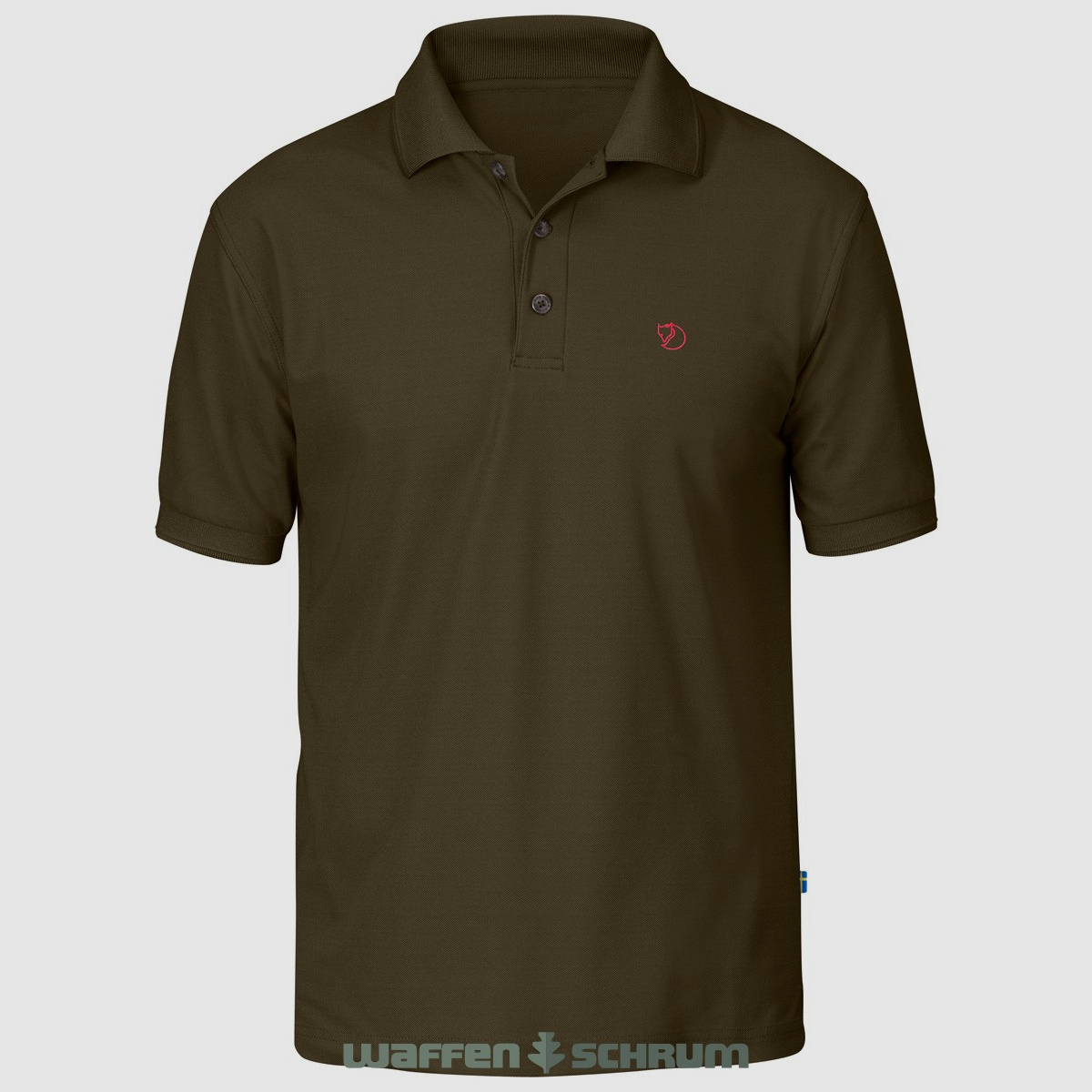 Fjällräven Poloshirt Crowley Pique Vert Olive Foncé