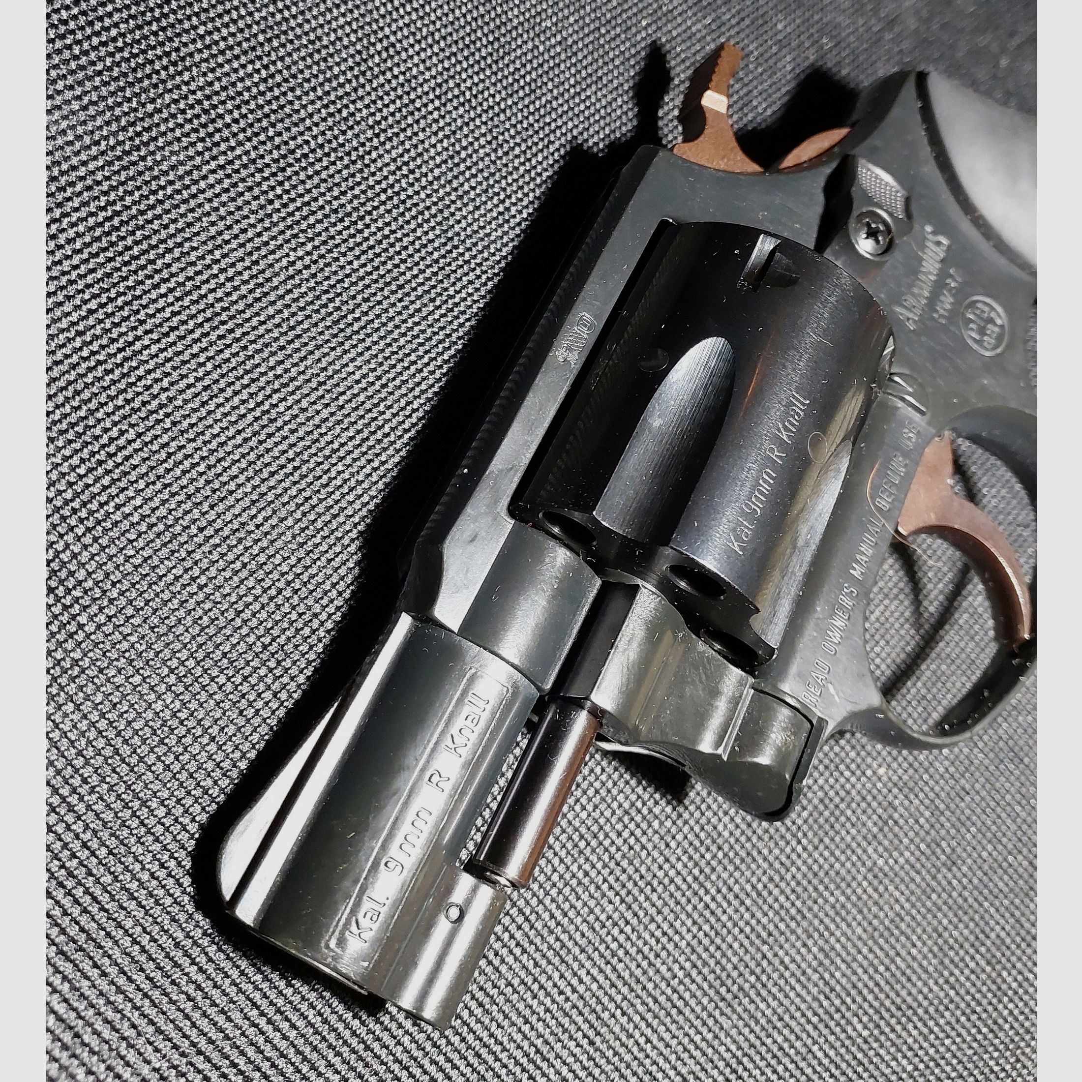 Weihrauch HW37 Cal. 9mm R.K. (PTB 887) OVP muy bien conservado (Arminius HW 37)