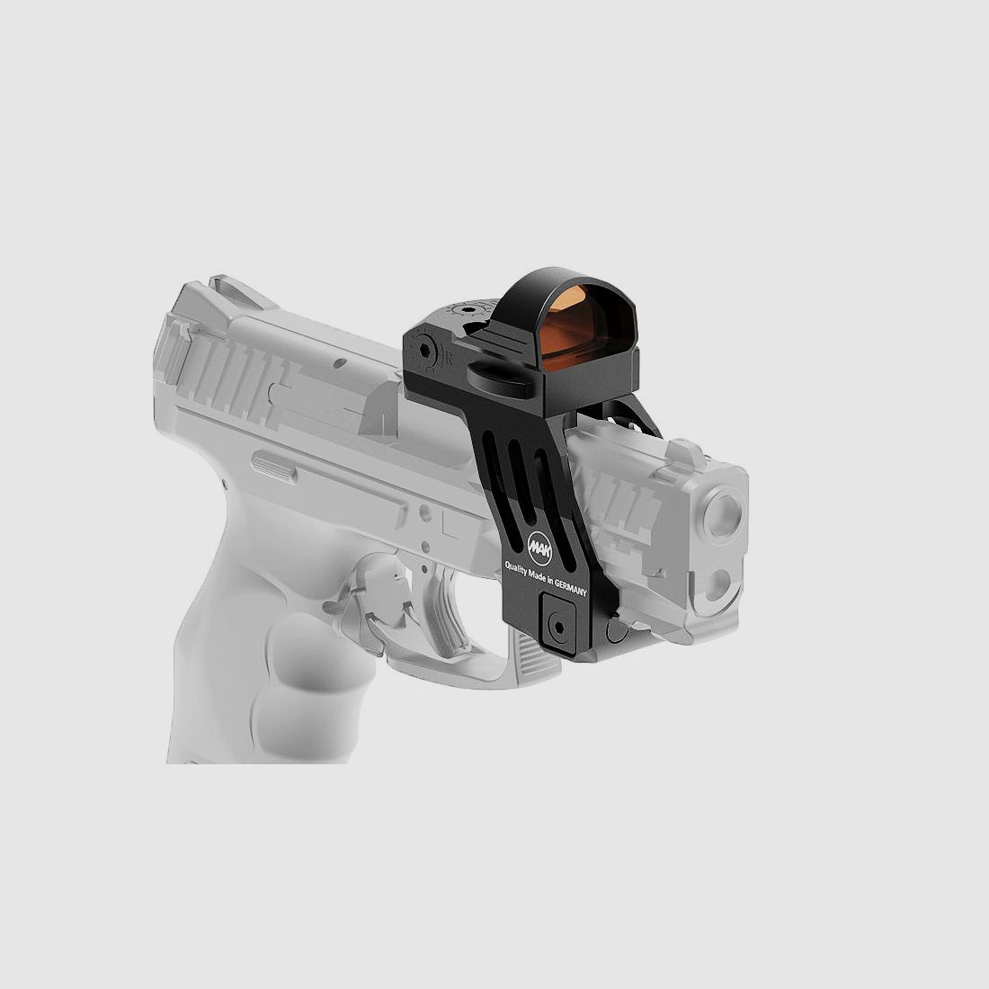 MAK P-LOCK Pistol Reflex Sight Mount GLOCK Gen3+4 G17, 34, 35, 19, G22, G31